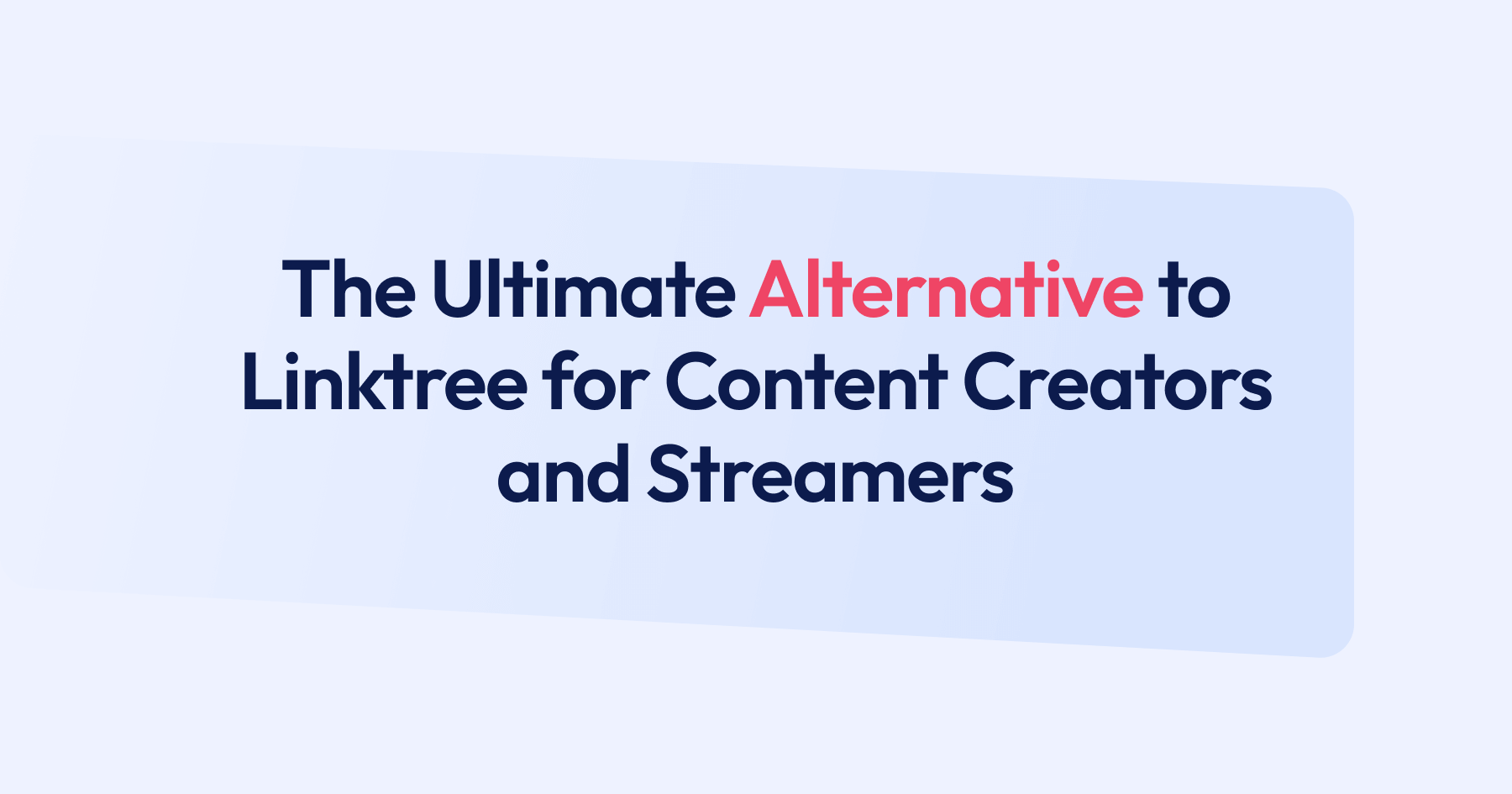 Multy - The Ultimate Alternative to Linktree for Content Creators and Streamers